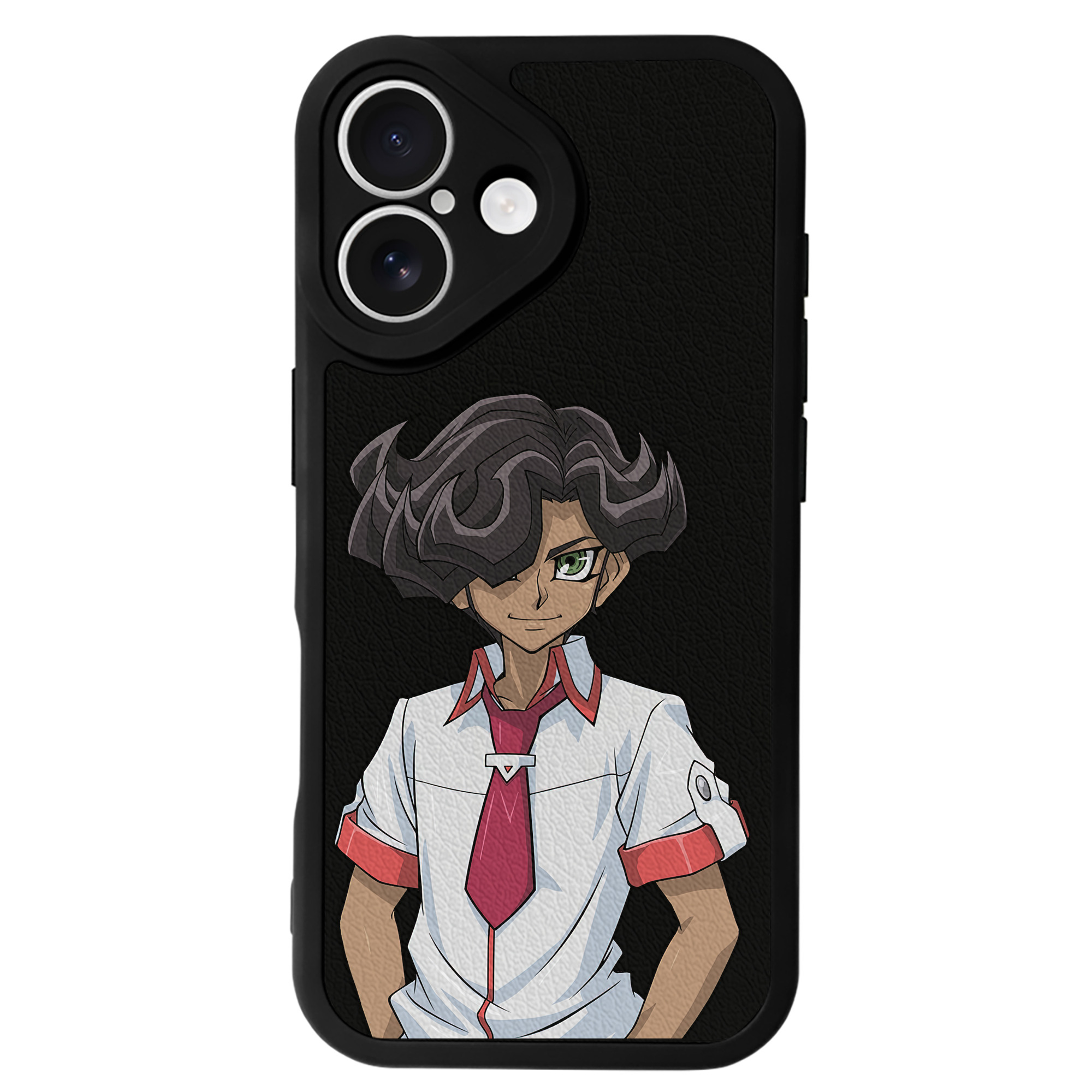 遊☆戯☆王 Yu-Gi-Oh! 【iPhone 16シリーズ対応】シリコンスマホケース（レザー調） 材質：シリコン